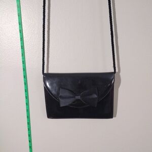 Vintage O'Dea Black Bow Clutch